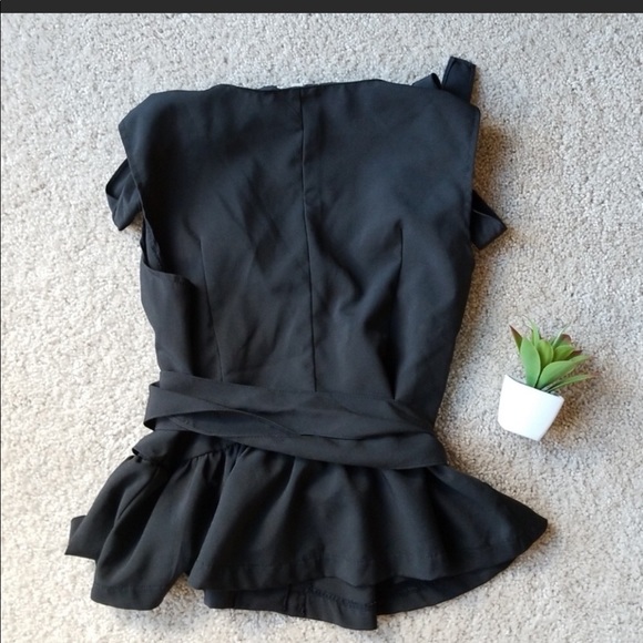 Tea & Cup Peplum Blouse - Picture 3 of 5